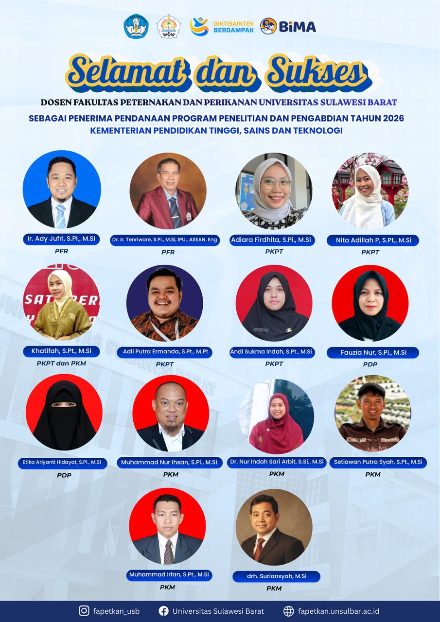 Penerima Pendanaan Program Penelitian Dan Pengabdian Kementerian Pendidikan Tinggi, Sains Dan Teknologi Tahun 2026