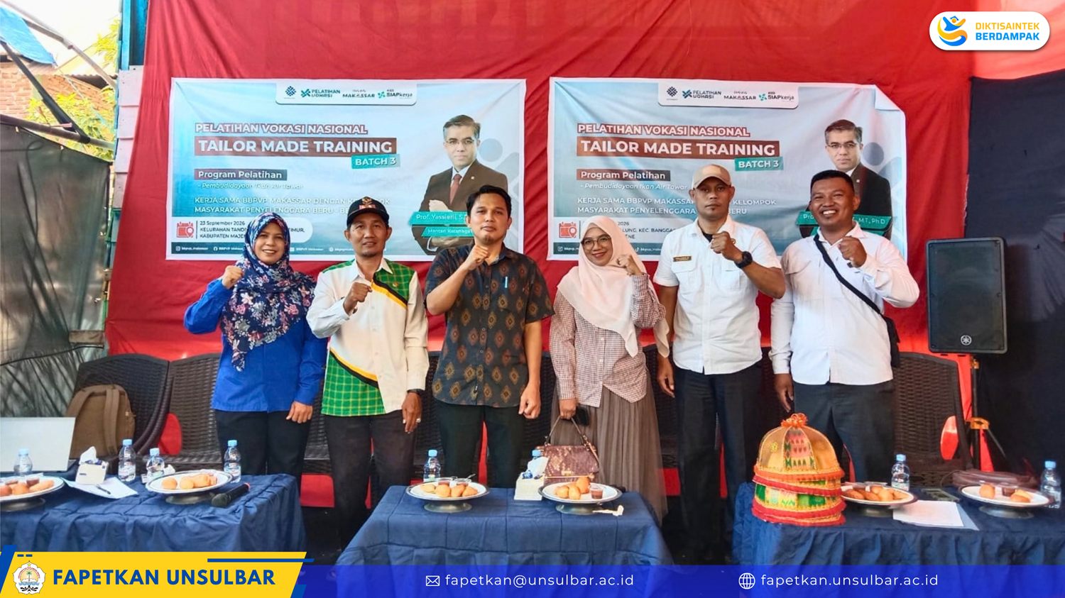 UNSUR PIMPINAN FAPETKAN HADIRI KEGIATAN PELATIHAN VOKASI NASIONAL