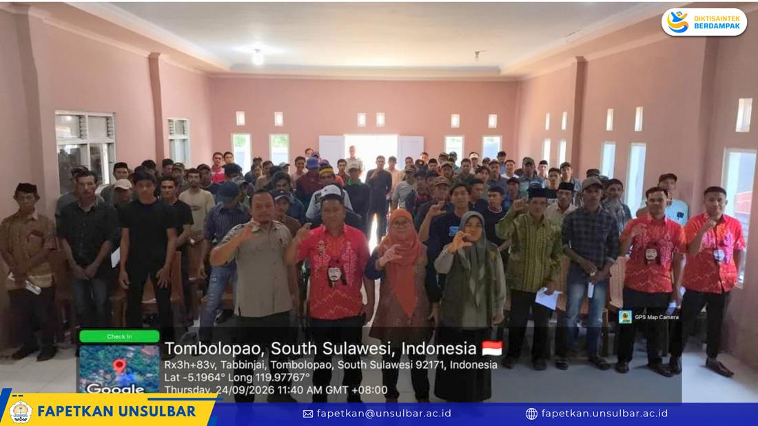 DORONG MODERNISASI PETERNAKAN NASIONAL, DEKAN FAPETKAN BAGIKAN KEPAKARAN DI BIMTEK KMP KEMENTAN GOWA
