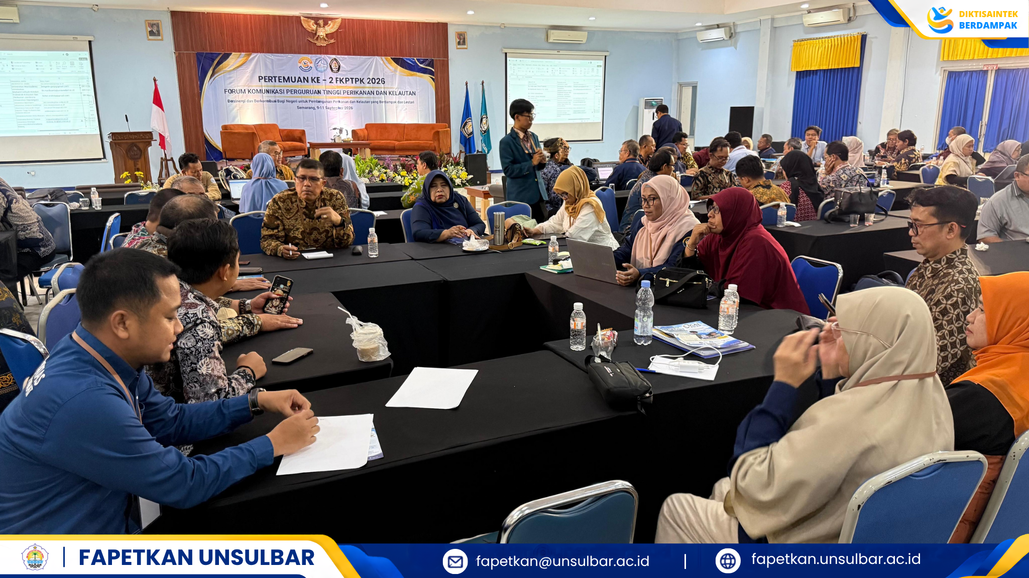 FAPETKAN HADIRI PERTEMUAN FORUM KOMUNIKASI PERGURUAN TINGGI PERIKANAN DAN KELAUTAN (FKPTPK)