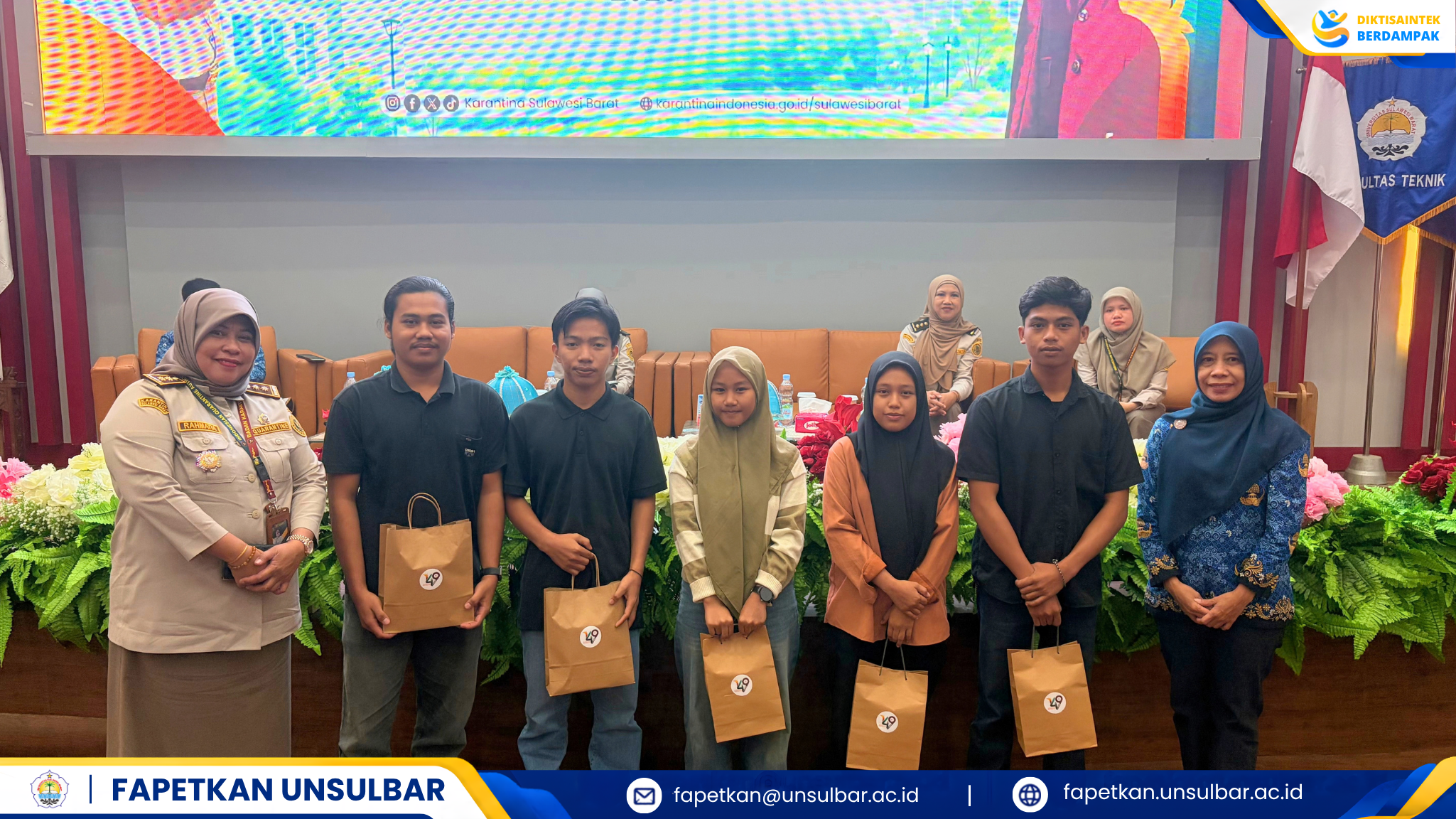 Quarantine Goes to Campus “Dari Penjaga Gerbang ke Diplomasi Ekonomi Menuju Indonesia Emas”