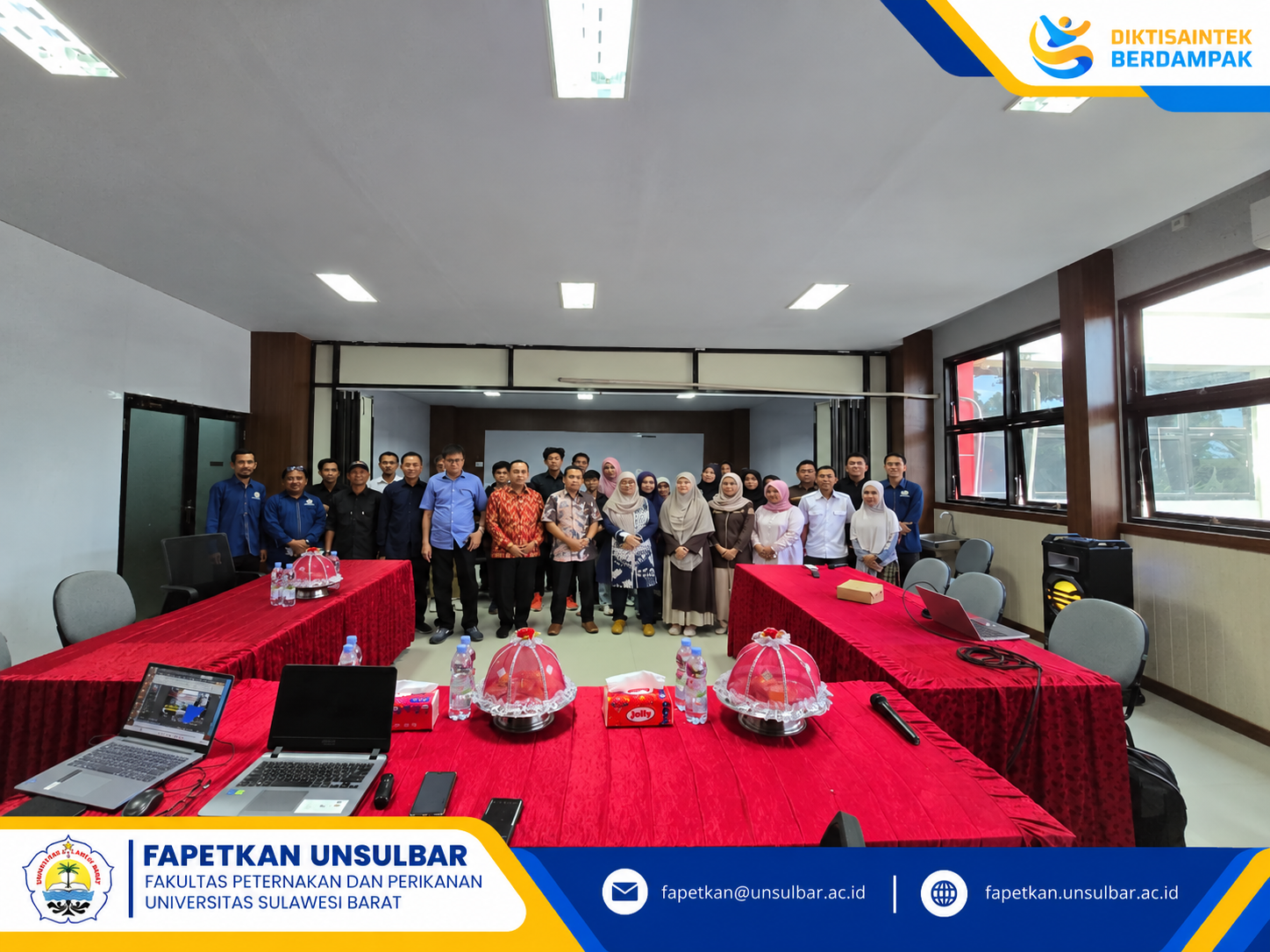 Foto Bersama Dekan Fapetkan dan Pemateri Kuliah Umum