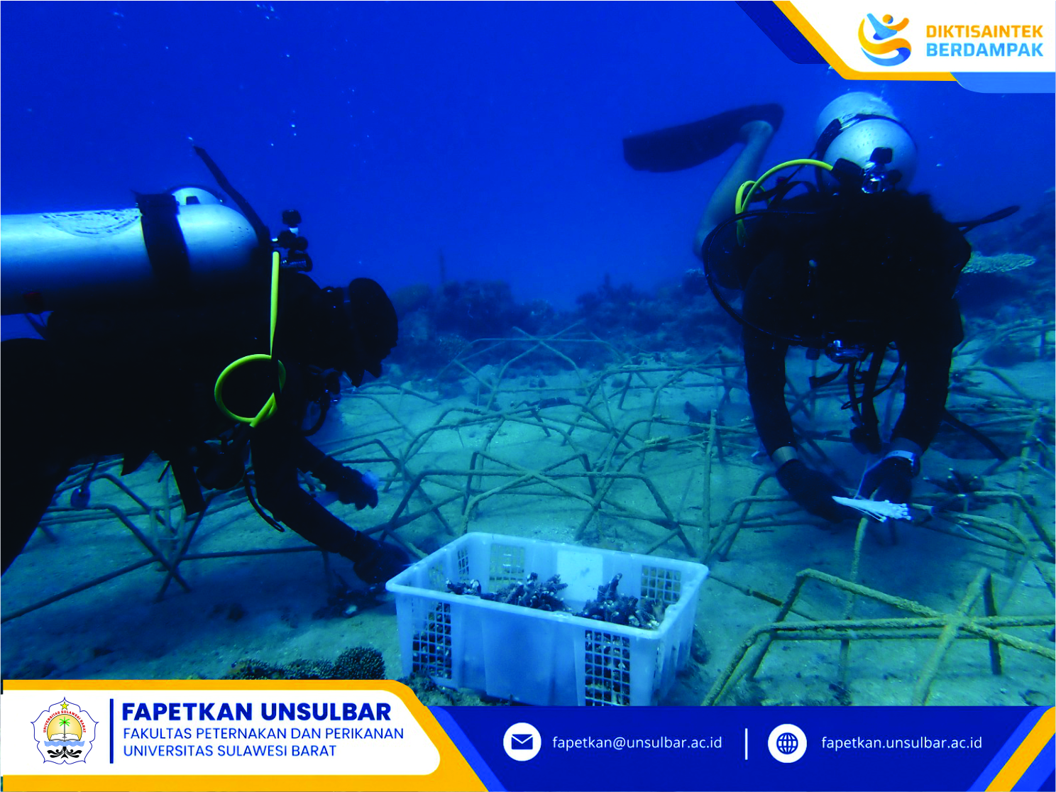 Dosen Jurusan Perikanan Berkolaborasi Dalam Restorasi Ekosistem Pesisir