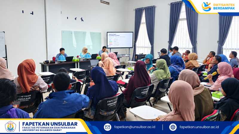 Fapetkan Unsulbar Gelar Rapat Evaluasi dan Koordinasi untuk Penguatan Kinerja Akademik dan Pelayanan Mahasiswa